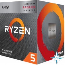 процессор Socket AM4 AMD Processor Ryzen 5 3400GBox (4M Cache, 3.7GHz) #Part Number YD3400C5FHBOX