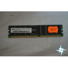 Модуль памяти DDR ECC Reg DIMM, 512 Mb, Micron, 266MHz, CL2.5, 184-Pin, Single Rank, PC2100 