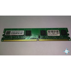 Модуль памяти DDR-2 noECC Unbuf DIMM, 512 MB, Transcend, 240 pin, CL5, 503232/512, DDR2-667, 1Rx8, 1.8V