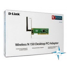 Сетевой адаптер беспроводный D-link Dwa-525, 150 Мбит/с