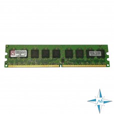 Модуль памяти DDR-2 ECC Unbuf DIMM, 1 Gb, Kingston KVR533D2E4/1G, 533 Mhz, PC2-4200