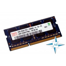Модуль памяти DDR-3 noECC Unbuf SO-DIMM, 2Gb, Hynix HMT125S6TFR8C-H9, PC3-10600S