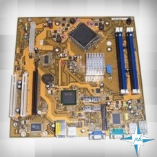 Материнская плата LGA 775, Fujitsu-Siemens W26361-W1502-X-01 DualDDRII-667 4SATAII PCI-E16x 2PCI SVGA LAN1000 AC97-6ch µBTX For Esprimo P3500 i945G