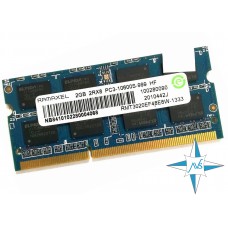 Модуль памяти DDR-3 noECC Unbuf SO-DIMM, 2GB, Ramaxel, 1333 U, RMT3020EF48E8W-1333